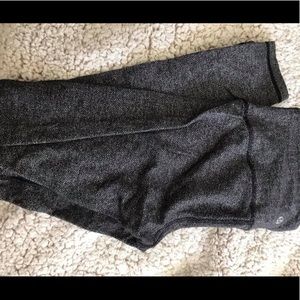 Lulu lemon Gray Herringbone Leggings